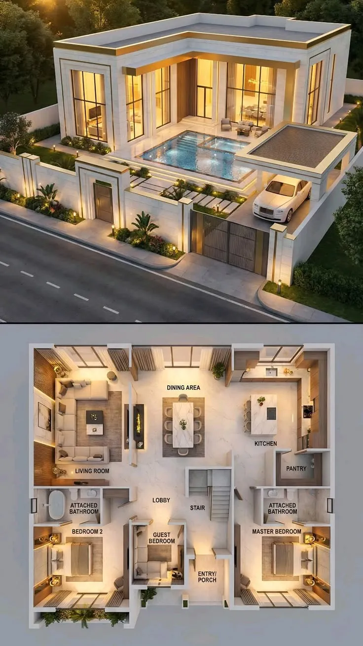 İzmir Villa İç Mimari Tasarımı